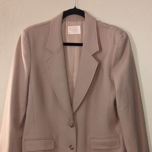 Pendleton Classic Beige Blazer Women's 12
